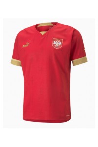 Fotbalové Dres Srbsko Domácí Oblečení MS 2022 Krátký Rukáv